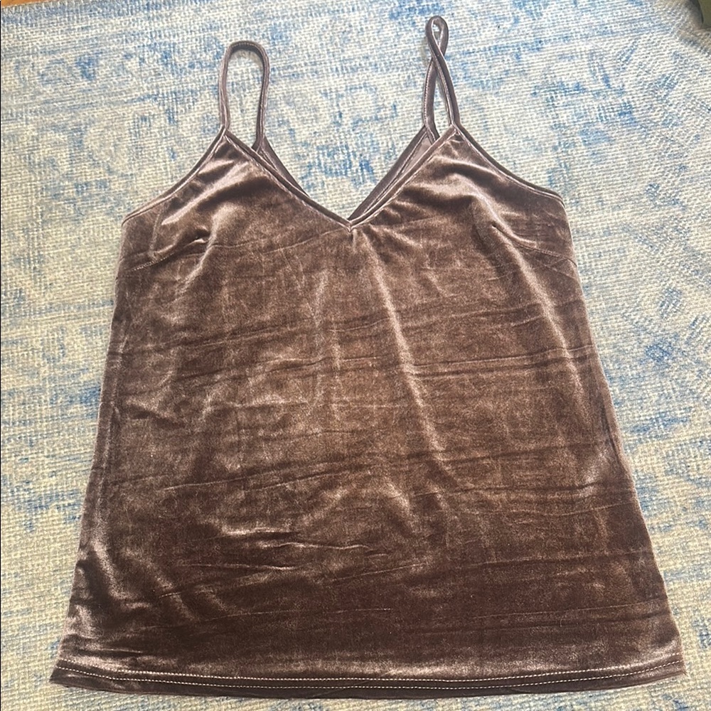 Velvet Purple Cami Top